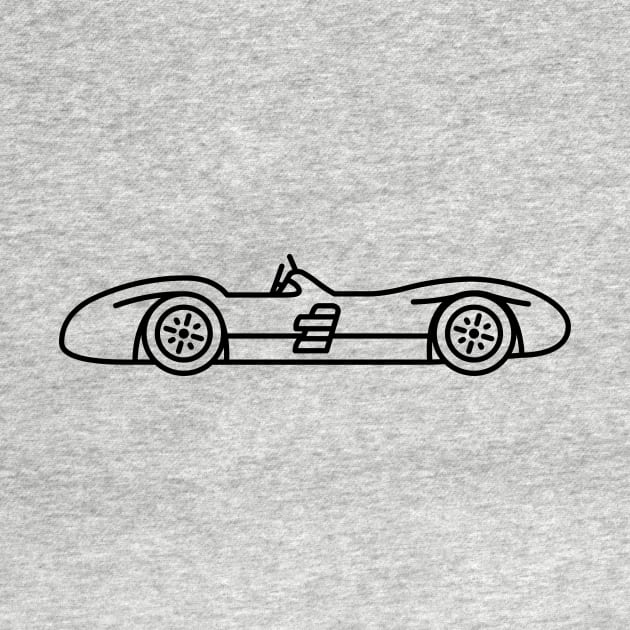 F1 World Champ Car 1954 Mercedes W196 Fangio by Radradrad